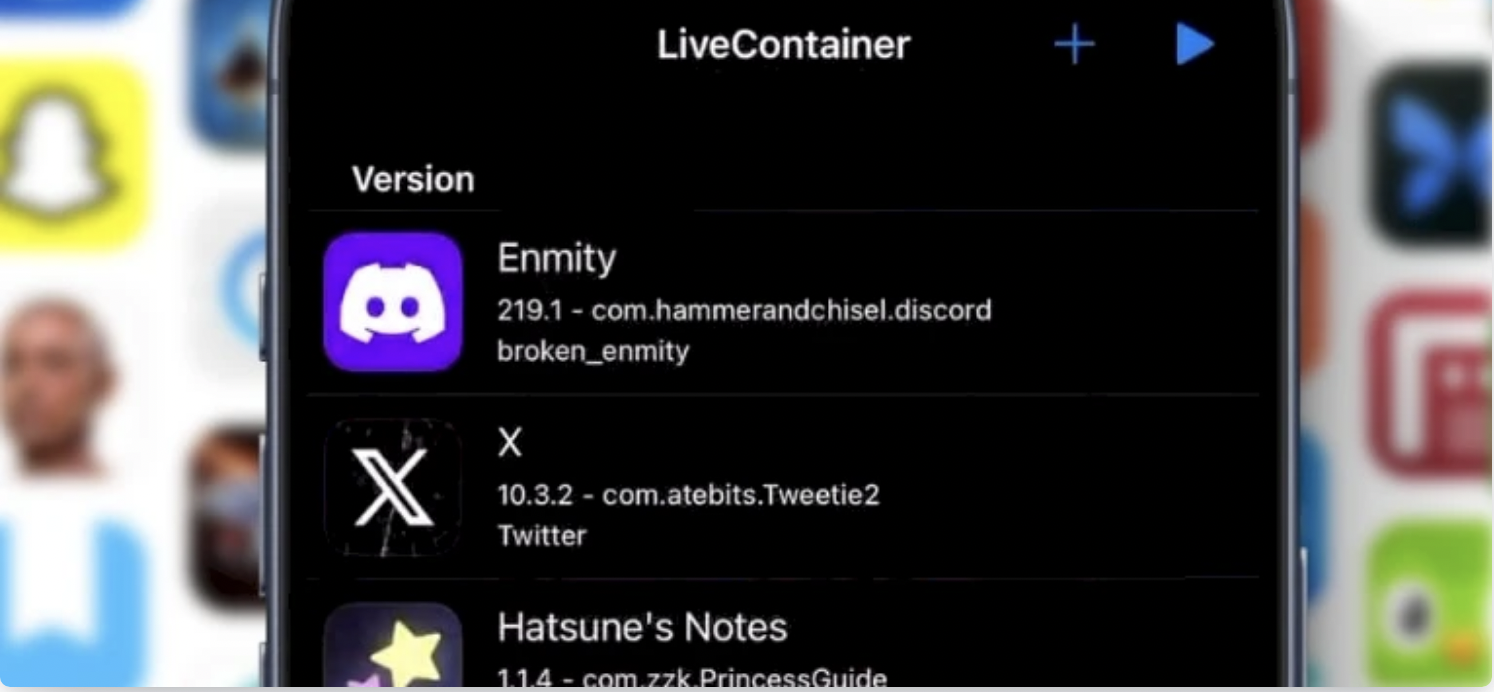 LiveContainer IPA Free on iOS